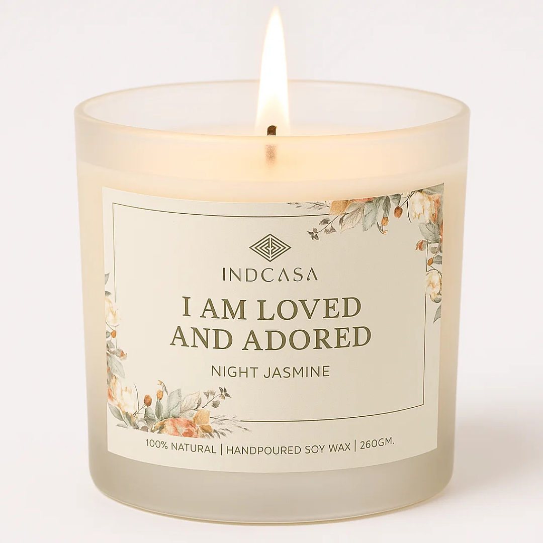 Autumn Premium Soya Wax Scented Candle, Night Jasmine