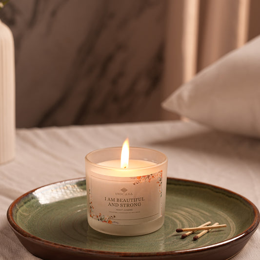 Autumn Premium Soya Wax Scented Candle, Night Jasmine