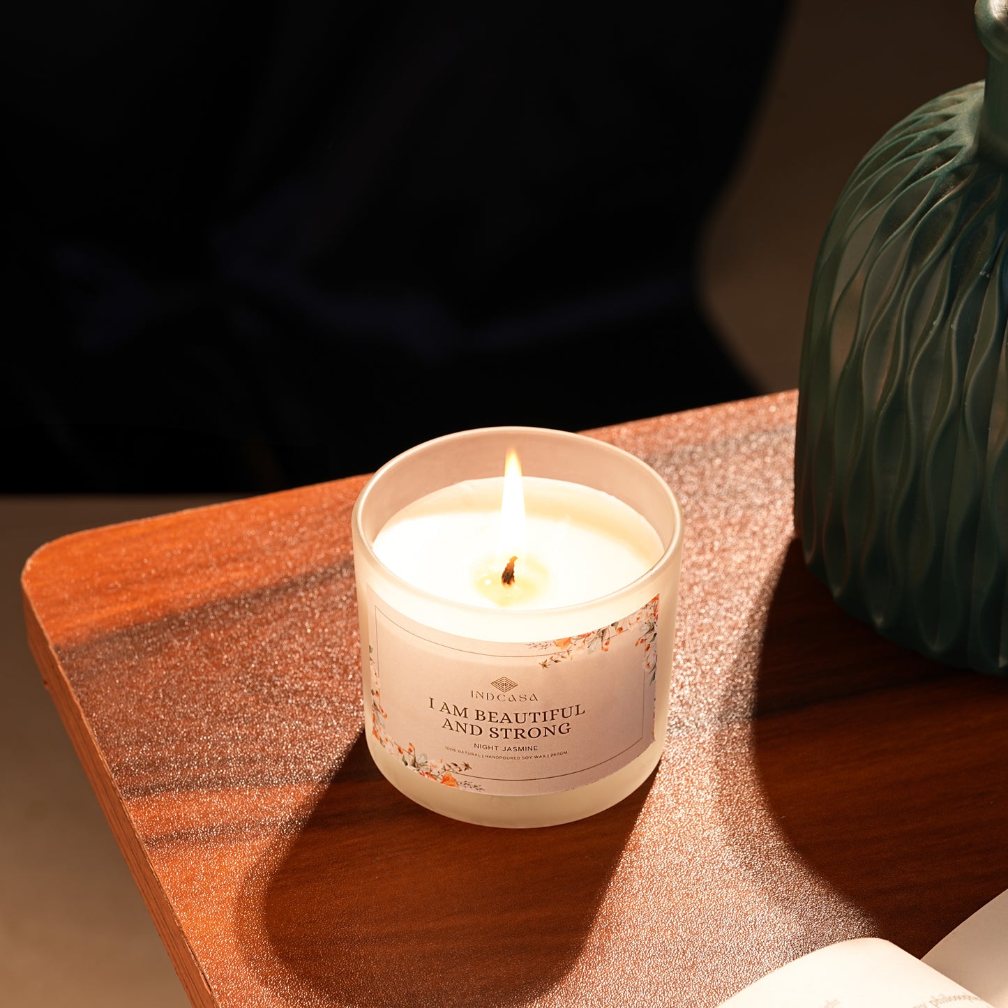Autumn Premium Soya Wax Scented Candle, Night Jasmine